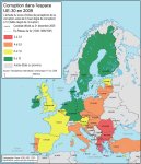 Corruption dans l'espace UE-30 en 2009