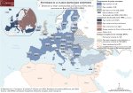 Carte 1/3 Tectonique de la plaque géopolitique européenne. Ouverture du projet communautaire à de nouveaux Etats après la dislocation du Bloc de l'Est