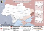 Carte 3. Synthèse de deux ans de guerre russe en Ukraine. Troisième semestre : 25 février 2023 - 24 août 2023