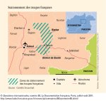 Afghanistan : carte du stationnement des troupes françaises