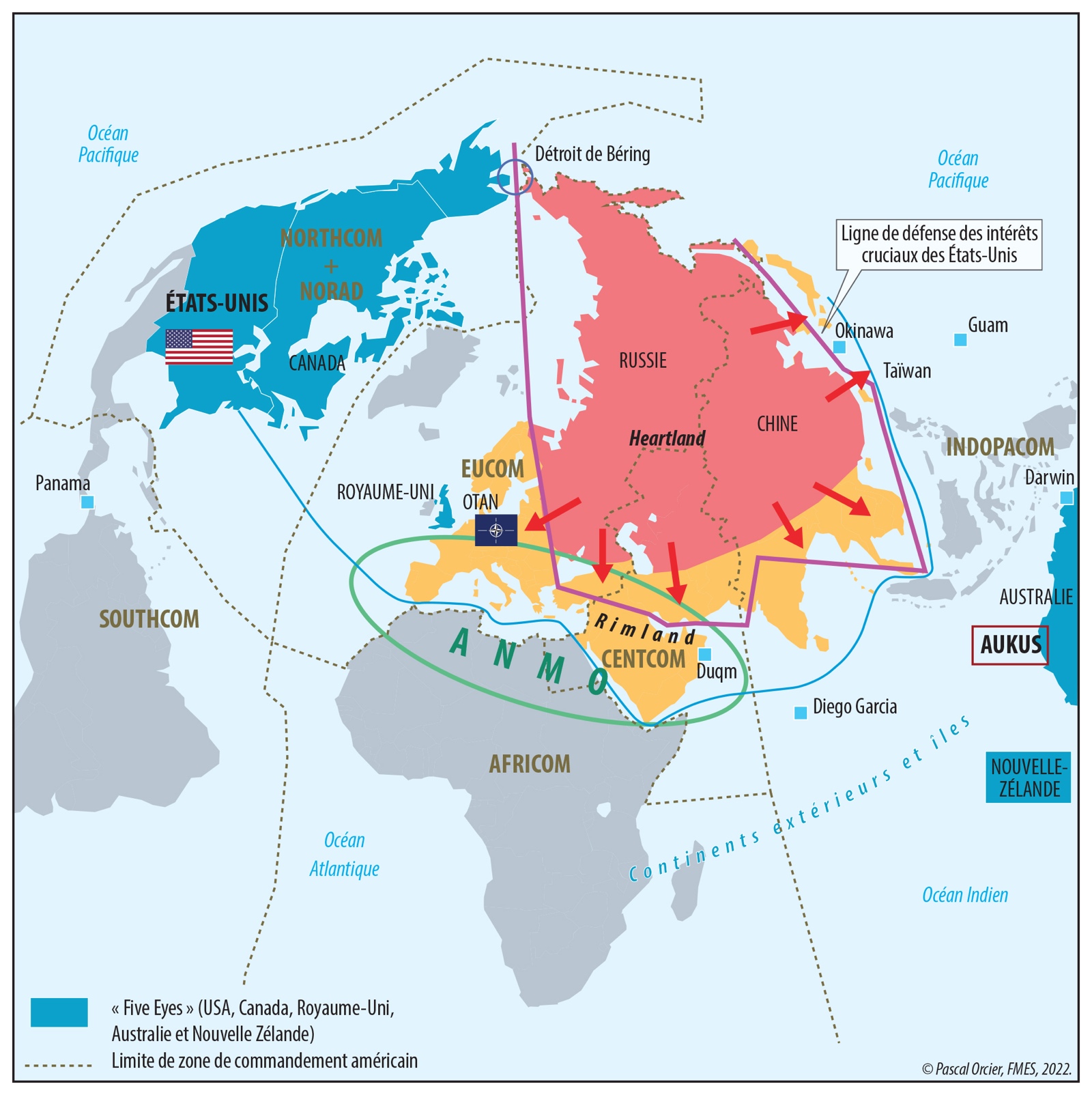 Carte. La grande strategie americaine