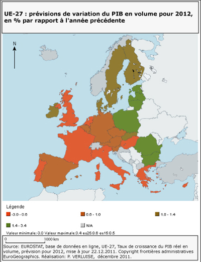UE-27 PIB 2012-2013 : quelles prévisions de croissance ? 