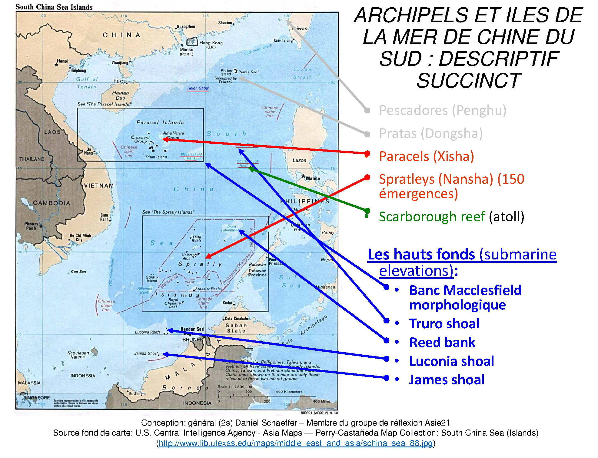 mer de chine carte