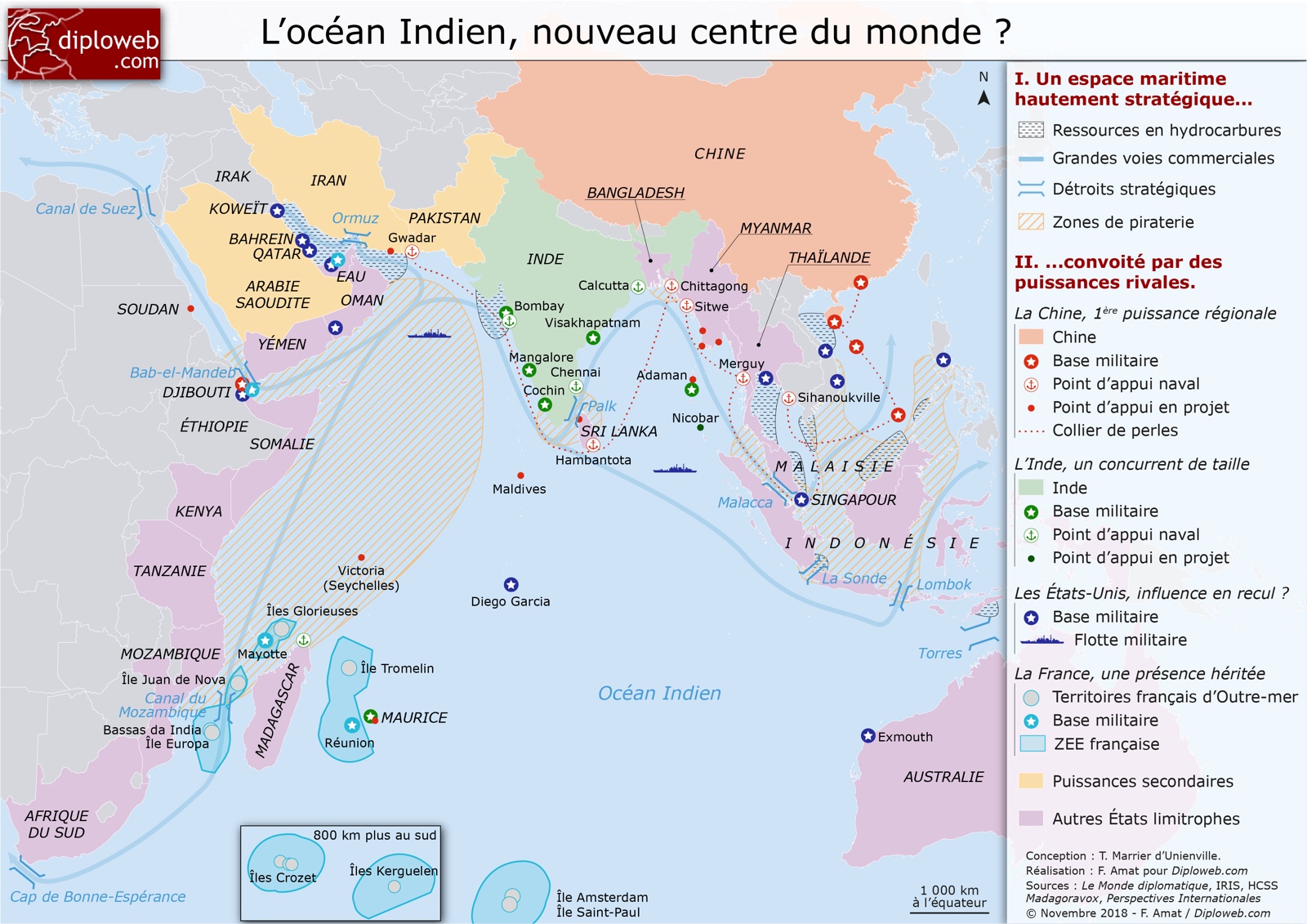 Géopolitique Et Stratégie Locéan Indien Nouveau Centre Du