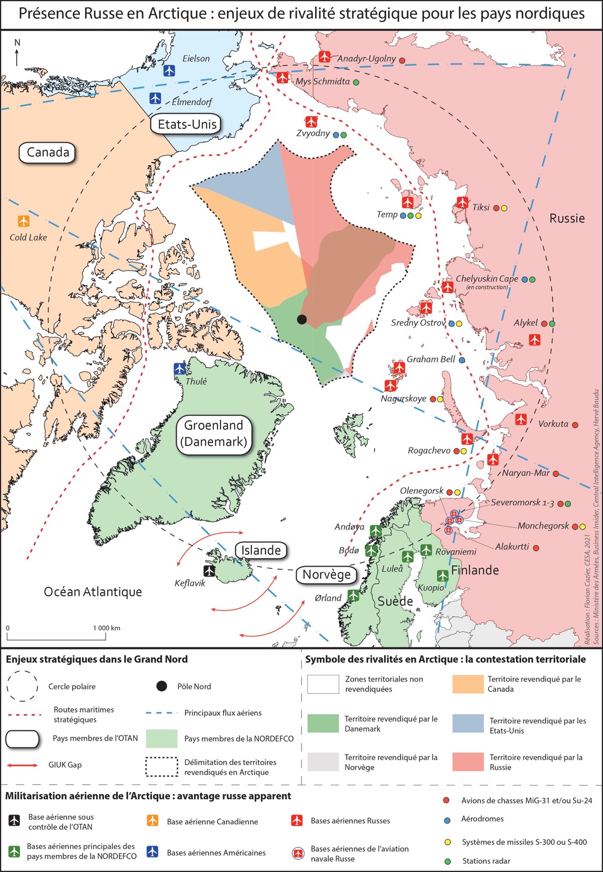 Puissance aérienne et pays nordiques : entre enjeux stratégiques en Arctique et tensions géopolitiques dans la région Baltique