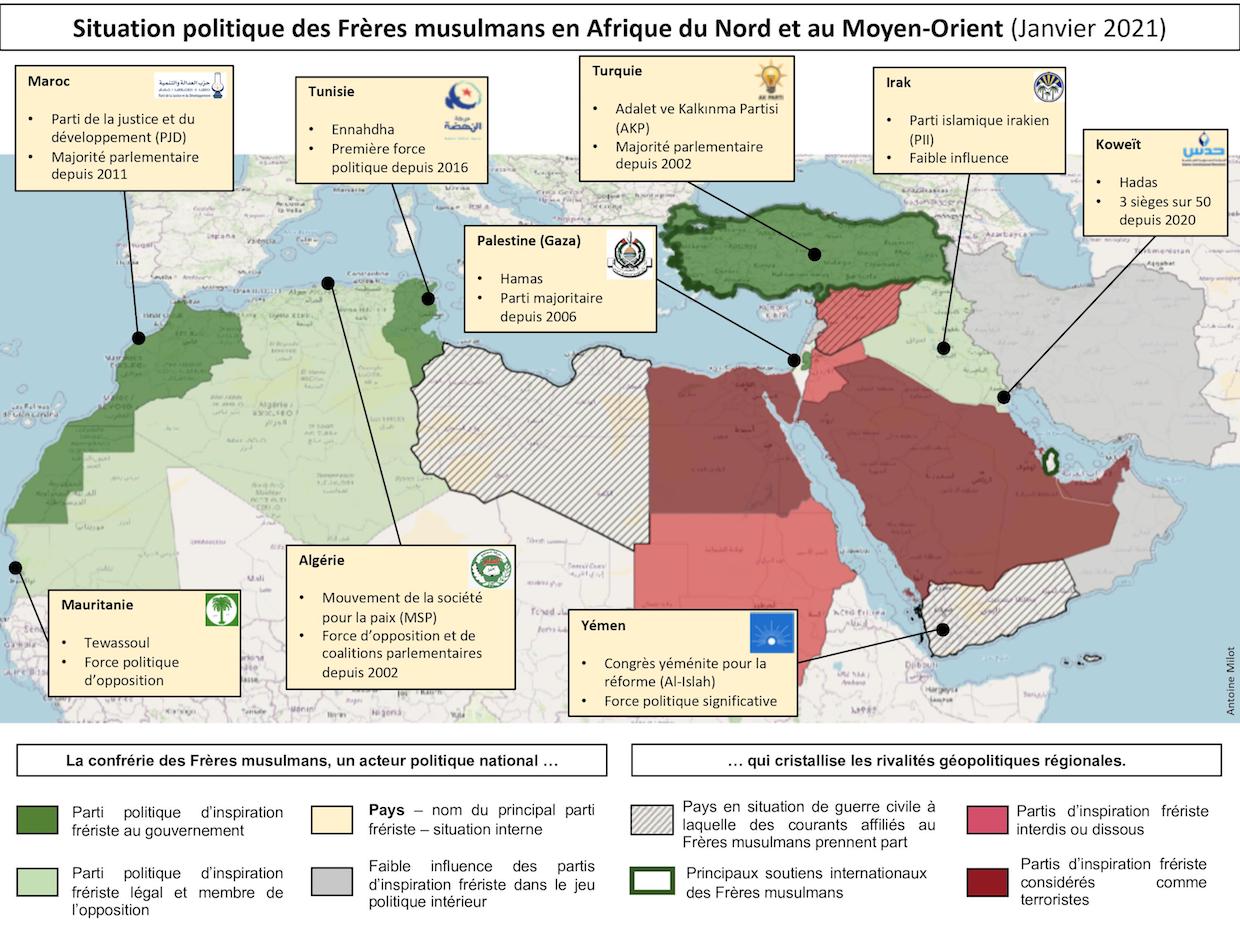 Naissance, divergences et perspectives de l'islamisme politique en Afrique du Nord et au Moyen-Orient