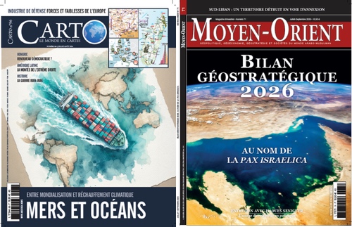 Planisphère. Pourquoi lire les revues Carto et Moyen-Orient ? Avec G. Fourmont