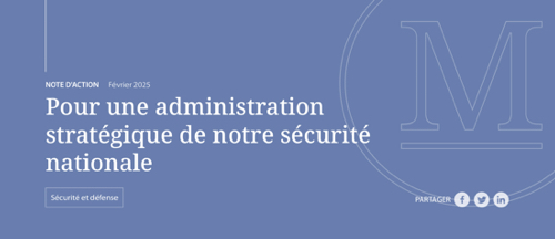 Pourquoi faut-il un Conseil de sécurité nationale à la française ? Entretien avec J. Guiffard 