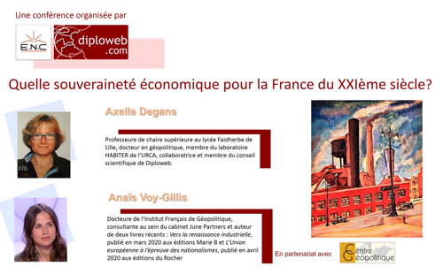 Vidéo A. Degans et A. Voy-Gillis Quelle souveraineté économique pour la France du XXIe siècle ?