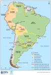 Carte de l'Amérique du Sud : un projet de région géopolitique