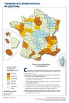Evolution de la densité en France, 1975-2004