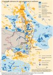 Jérusalem : la répartition des populations palestiniennes et israéliennes