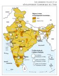 Carte de l'Inde 