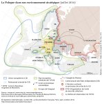 Carte de la Pologne dans son environnement stratégique (juillet 2014)