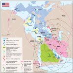 Carte. En Méditerranée, la prolifération balistique et la défense anti-missile (DAMB)
