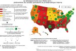 Carte. Le sécessionnisme aux Etats-Unis