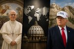 Le pape Léon XIV et le président américain Donald Trump. Montage