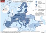 Carte. L'architecture institutionnelle de l'Europe (2024)