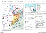 Carte de l'Afrique de l'Est et du golfe d'Aden : une zone en plein délitement, sous surveillance