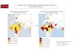 Cartes. Comparaison entre le nombre et la durée cumulée des opérations de projection aérienne françaises par pays