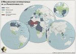 Carte. L'Organisation internationale de la Francophonie en 2025