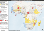 Carte. Le basculement du centre de gravité de l'extractivisme russe en Afrique depuis 2022