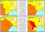 4 cartes de la construction territoriale de la Transnistrie