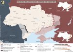 Carte. Etat des lieux de la guerre en Ukraine. Synthèse du mois de janvier 2024