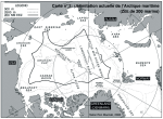 Carte de la délimitation actuelle de l'Arctique maritime (ZEE de 200 marins)