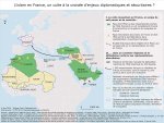 Carte. L'islam en France