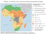 Carte de l'Afrique, un continent "riche" miné par les fractures économiques et sociales
