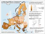 Carte. L'impact du COVID sur l'économie du tourisme dans l'Union européenne