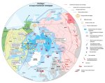 Carte. L'Arctique : un espace hautement stratégique