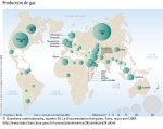 Production de gaz dans le monde
