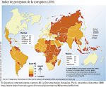Indice de perception de la corruption (2008)