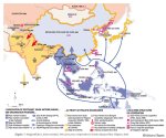 Carte de la régionalisation en Asie 