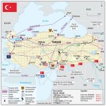 Carte. La Turquie 