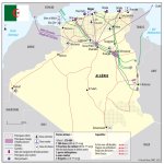Carte de l'Algérie