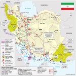 Carte de la République islamique d'Iran