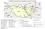 Carte de La Mongolie, entre enclavement et dépendance aux ressources naturelles