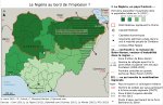 Carte du Nigéria. Au bord de l'implosion ? 