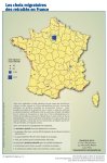 Carte des choix migratoires des retraités en France 